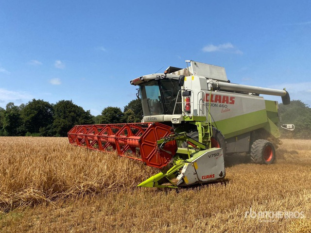 2003 Claas Lexion 460 Evolution Caterpillar C9 engine, with hea ... Combine Harvester - Flail mower/ Mulcher: picture 1 2003 Claas Lexion 460 Evolution Caterpillar C9 engine, with hea ... Combine Harvester - Flail mower/ Mulcher: picture 1