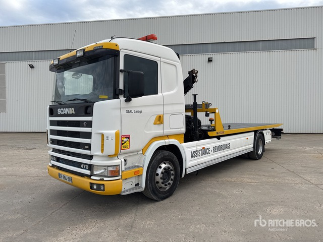 2003 Scania 4x2 Depanneuse Avec Grue Fassi ... Rollback Truck - Tow truck: picture 2 2003 Scania 4x2 Depanneuse Avec Grue Fassi ... Rollback Truck - Tow truck: picture 2