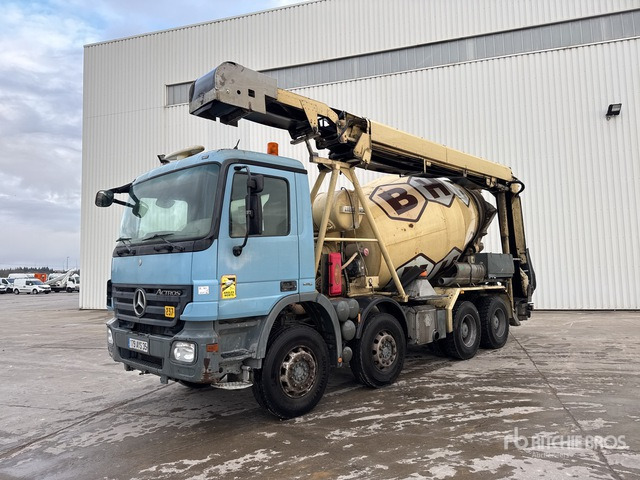 2007 Mercedes-Benz Actros 8x4 Camion Malaxeur 8x4 Mixer Truck - Concrete mixer truck: picture 1 2007 Mercedes-Benz Actros 8x4 Camion Malaxeur 8x4 Mixer Truck - Concrete mixer truck: picture 1