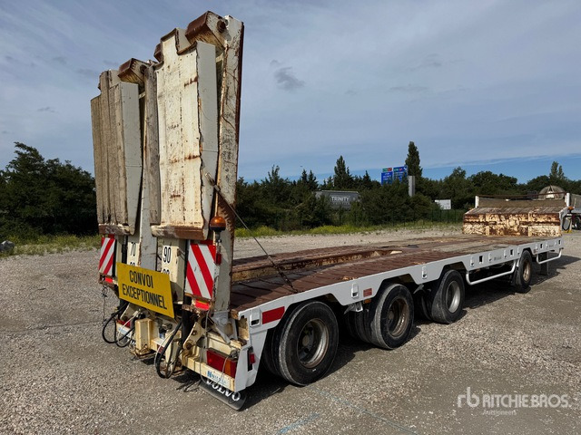 2007 Nicolas 68200 kg Quad/A Extendable Semi ... Lowboy Trailer - Low loader semi-trailer: picture 3 2007 Nicolas 68200 kg Quad/A Extendable Semi ... Lowboy Trailer - Low loader semi-trailer: picture 3