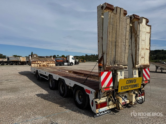 2007 Nicolas 68200 kg Quad/A Extendable Semi ... Lowboy Trailer - Low loader semi-trailer: picture 4 2007 Nicolas 68200 kg Quad/A Extendable Semi ... Lowboy Trailer - Low loader semi-trailer: picture 4