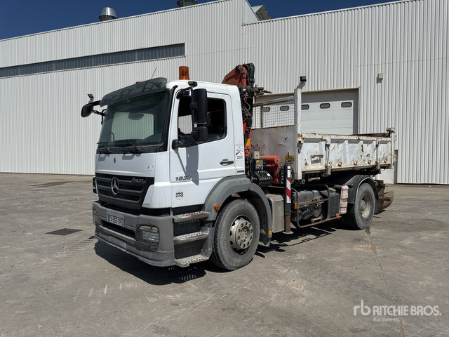 2008 Mercedes Axor 1833 2008 Palfinger PK15500 6100 kg ... Dump Truck with Crane - Tipper, Crane truck: picture 1 2008 Mercedes Axor 1833 2008 Palfinger PK15500 6100 kg ... Dump Truck with Crane - Tipper, Crane truck: picture 1