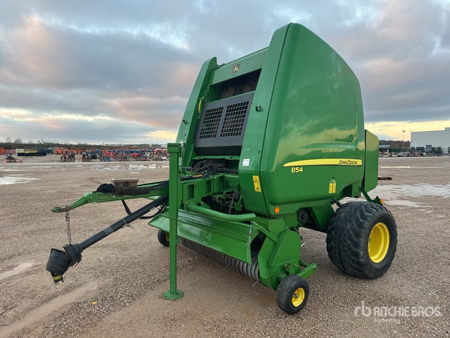2014 John Deere 854 Presse A Balles Rondes 1 Essieu S/A Round Baler - Round baler: picture 1 2014 John Deere 854 Presse A Balles Rondes 1 Essieu S/A Round Baler - Round baler: picture 1