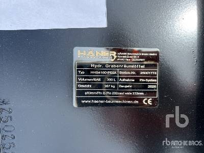 HAENER HHG4160-P50A 1600 mm Hydraulic Tilting Tilt ... - Excavator bucket: picture 5 HAENER HHG4160-P50A 1600 mm Hydraulic Tilting Tilt ... - Excavator bucket: picture 5