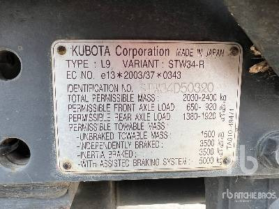 KUBOTA Tracteur Utilitaire - Compact tractor: picture 5 KUBOTA Tracteur Utilitaire - Compact tractor: picture 5