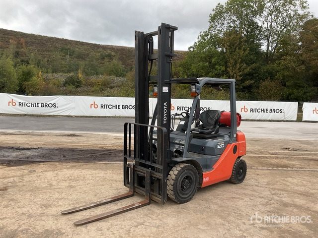 2015 Toyota 02-8FGF20 2015 Toyota 8FG20 Forklift Forklift - LPG forklift: picture 4 2015 Toyota 02-8FGF20 2015 Toyota 8FG20 Forklift Forklift - LPG forklift: picture 4