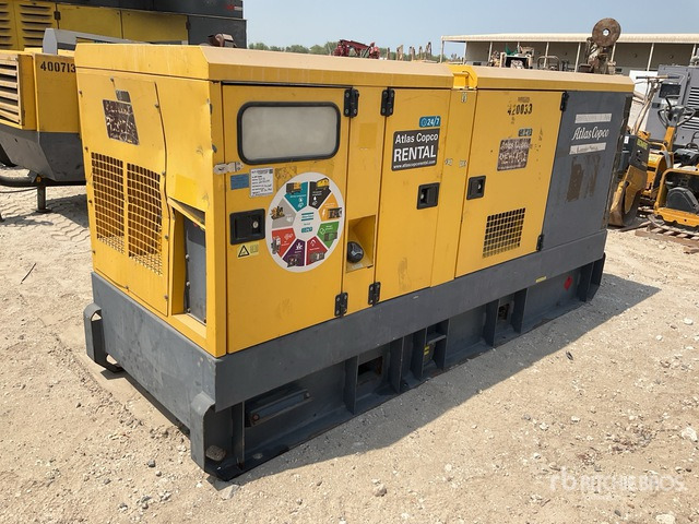2017 Atlas Copco QAS150 150 kVA Skid-Mounted Generator Set - Generator set: picture 1 2017 Atlas Copco QAS150 150 kVA Skid-Mounted Generator Set - Generator set: picture 1