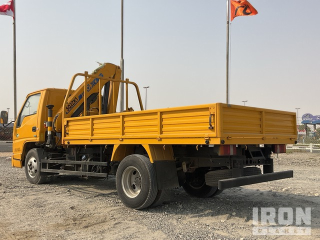 2019 JMC JX1041TG26 XCMG SQ2ZK1 2000 kg Knuckle Boo ... Flatbed Truck w/Crane - Dropside/ Flatbed truck, Crane truck: picture 4 2019 JMC JX1041TG26 XCMG SQ2ZK1 2000 kg Knuckle Boo ... Flatbed Truck w/Crane - Dropside/ Flatbed truck, Crane truck: picture 4