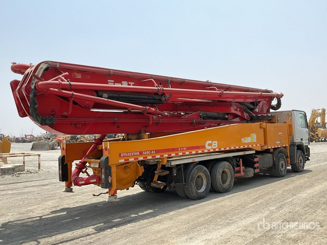 2020 Mercedes-Benz Actros 4141 2020 Sany SYM5449THBE 56 m on 8 ... Concrete Pump Truck - Concrete pump truck: picture 4 2020 Mercedes-Benz Actros 4141 2020 Sany SYM5449THBE 56 m on 8 ... Concrete Pump Truck - Concrete pump truck: picture 4