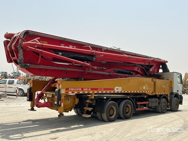 2020 Mercedes-Benz Actros 4141 2020 Sany SYM5449THBE 56 m on 8 ... Concrete Pump Truck - Concrete pump truck: picture 3 2020 Mercedes-Benz Actros 4141 2020 Sany SYM5449THBE 56 m on 8 ... Concrete Pump Truck - Concrete pump truck: picture 3