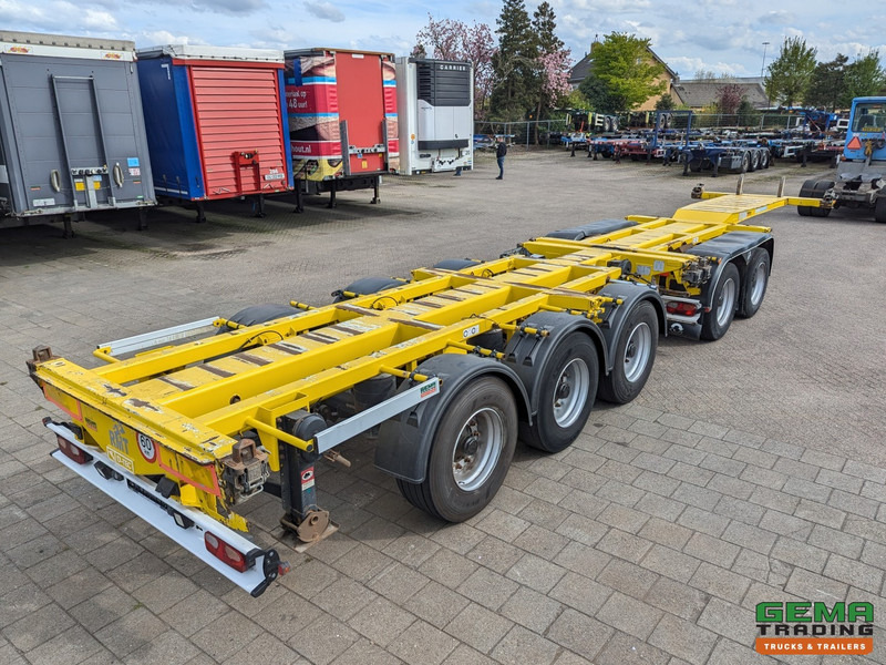 Container transporter/ Swap body semi-trailer D-Tec CT-35-02 + CT-60-05D - 2 COMBI chassis - 3 StuurAssen - 4 LiftAssen - QuickLocks: picture 1