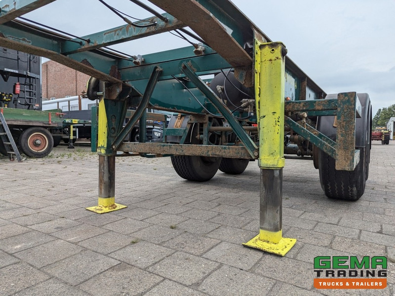 Container transporter/ Swap body semi-trailer Flandria OP CC 2A 2-Assen ROR DrumBrakes - Steel Suspension - 3110KG - 20FT (O1915): picture 8