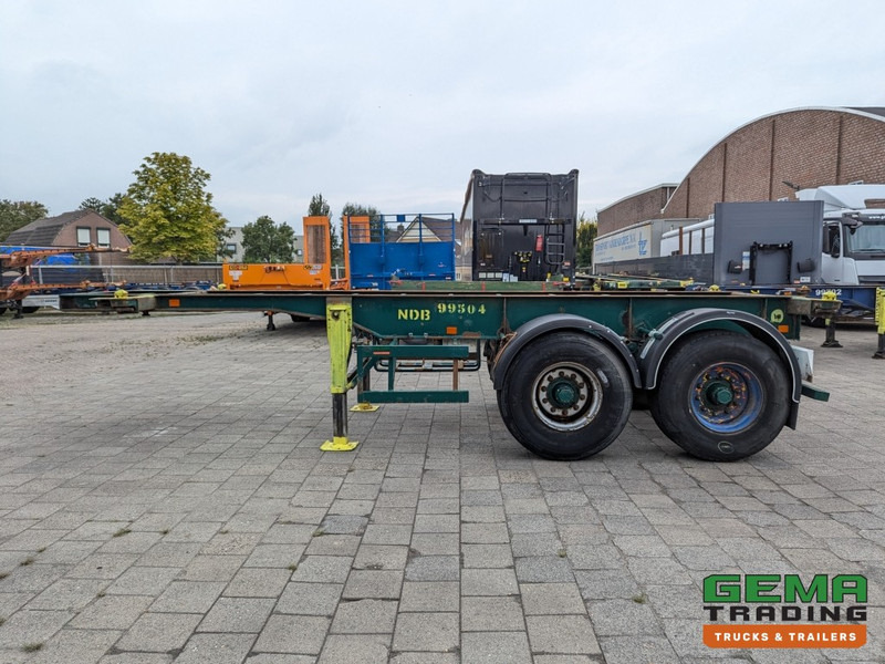 Container transporter/ Swap body semi-trailer Flandria OP CC 2A 2-Assen ROR DrumBrakes - Steel Suspension - 3110KG - 20FT (O1915): picture 13