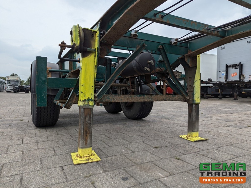 Container transporter/ Swap body semi-trailer Flandria OP CC 2A 2-Assen ROR DrumBrakes - Steel Suspension - 3110KG - 20FT (O1915): picture 7