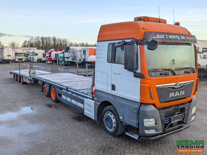 MAN TGX 26.500 6x2/4 LL Euro6 - Retarder + Recker FZ3 3-Assige Aanhanger - Uitschuifbaar - Car transporter truck: picture 3 MAN TGX 26.500 6x2/4 LL Euro6 - Retarder + Recker FZ3 3-Assige Aanhanger - Uitschuifbaar - Car transporter truck: picture 3