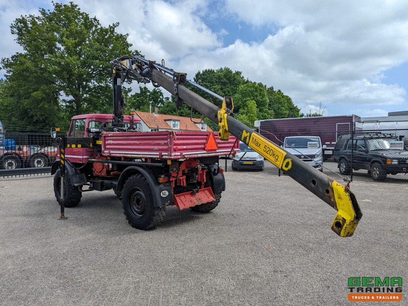 Unimog 416/U1100 4x4 - Hiab PK4600A - Open laadbak - Lier - Vangmuil/trekhaak - Mercedes Benz - Crane truck: picture 4 Unimog 416/U1100 4x4 - Hiab PK4600A - Open laadbak - Lier - Vangmuil/trekhaak - Mercedes Benz - Crane truck: picture 4