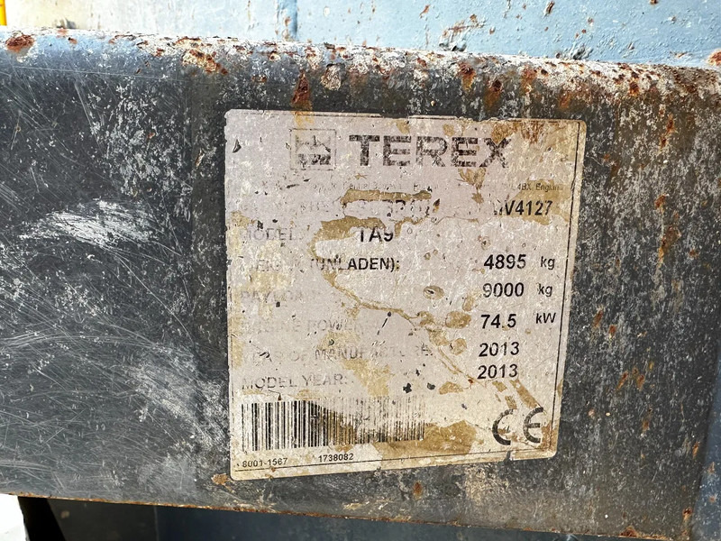 Terex 9 Ton 4X4 Mini Dumper *3711 Hours* - Mini dumper: picture 5 Terex 9 Ton 4X4 Mini Dumper *3711 Hours* - Mini dumper: picture 5