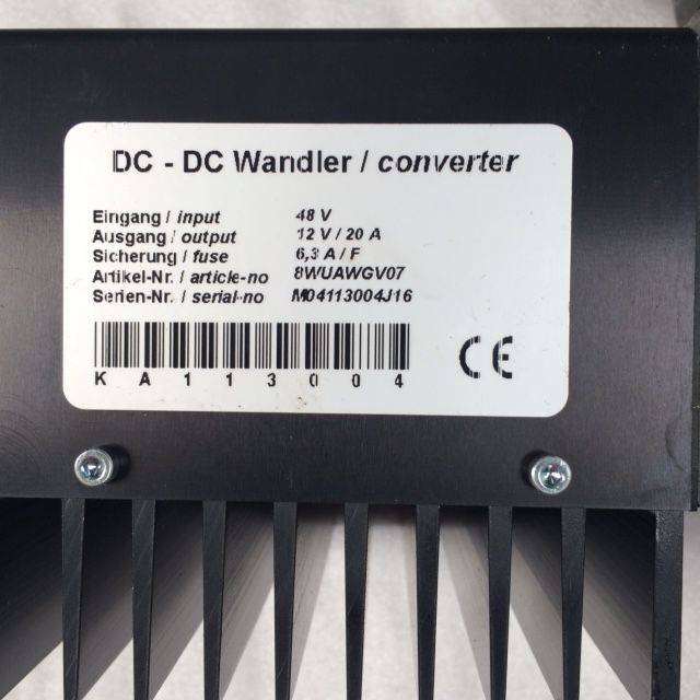 DC-DC Converter - Electrical system for Material handling equipment: picture 4 DC-DC Converter - Electrical system for Material handling equipment: picture 4