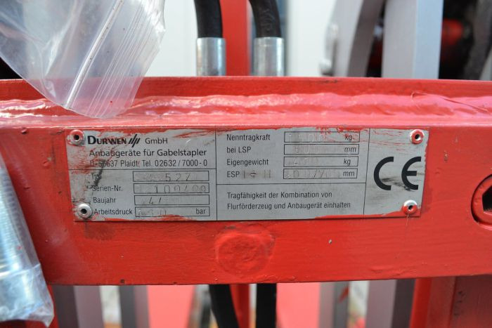 Durwen Load push. - Forks for Material handling equipment: picture 3 Durwen Load push. - Forks for Material handling equipment: picture 3