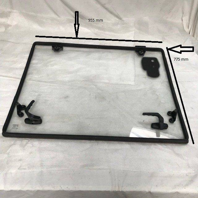 Front window for Komatsu series 4024 - Window and parts for Material handling equipment: picture 3 Front window for Komatsu series 4024 - Window and parts for Material handling equipment: picture 3