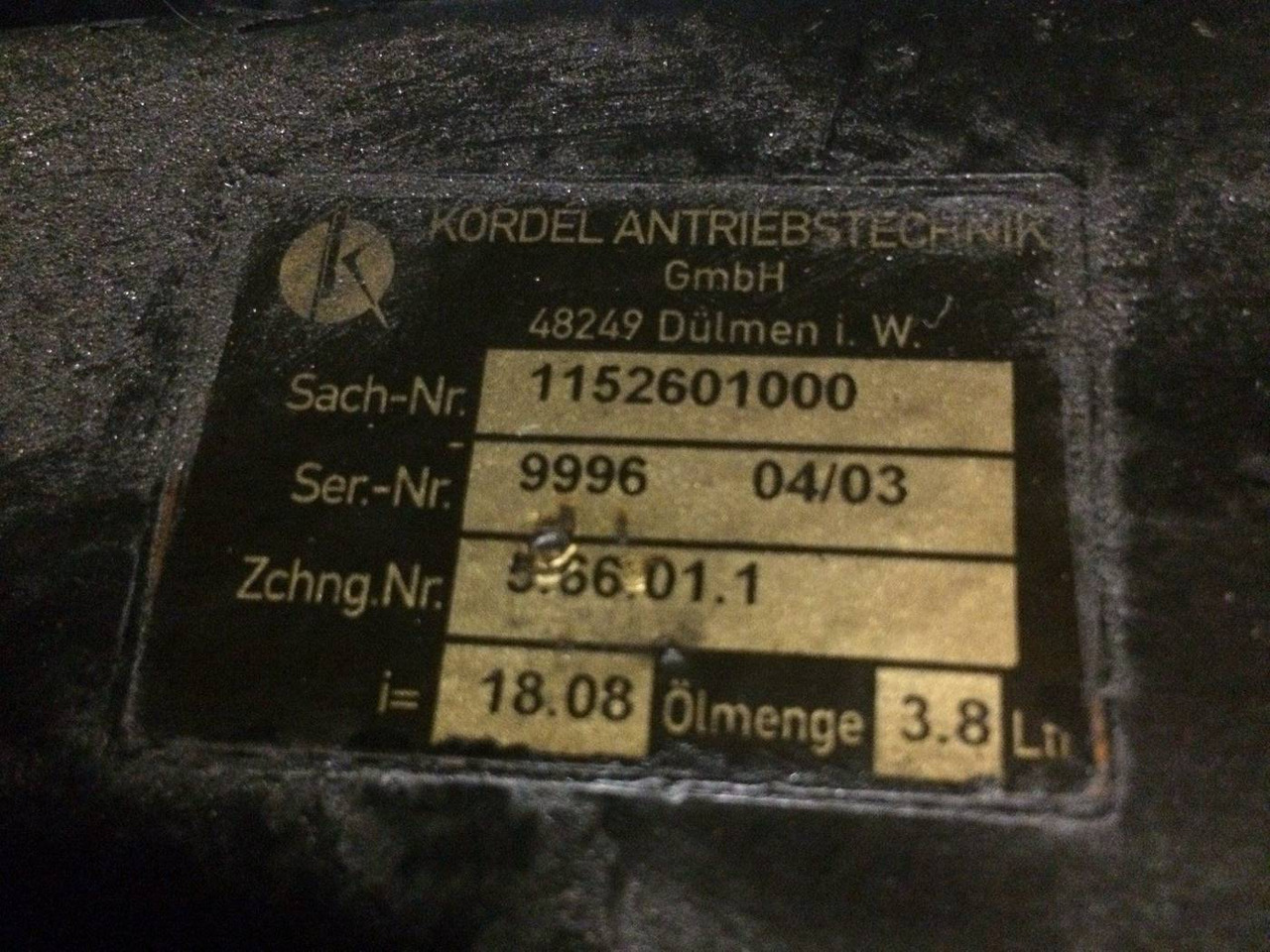 GearBox for Linde R14-20,Series 115 - Transmission for Material handling equipment: picture 4 GearBox for Linde R14-20,Series 115 - Transmission for Material handling equipment: picture 4