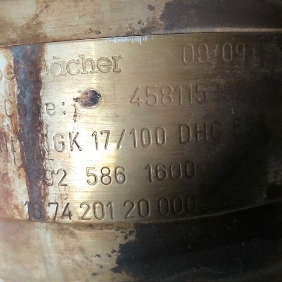 Particle filter for Linde 392/393 - Engine and parts for Material handling equipment: picture 1 Particle filter for Linde 392/393 - Engine and parts for Material handling equipment: picture 1