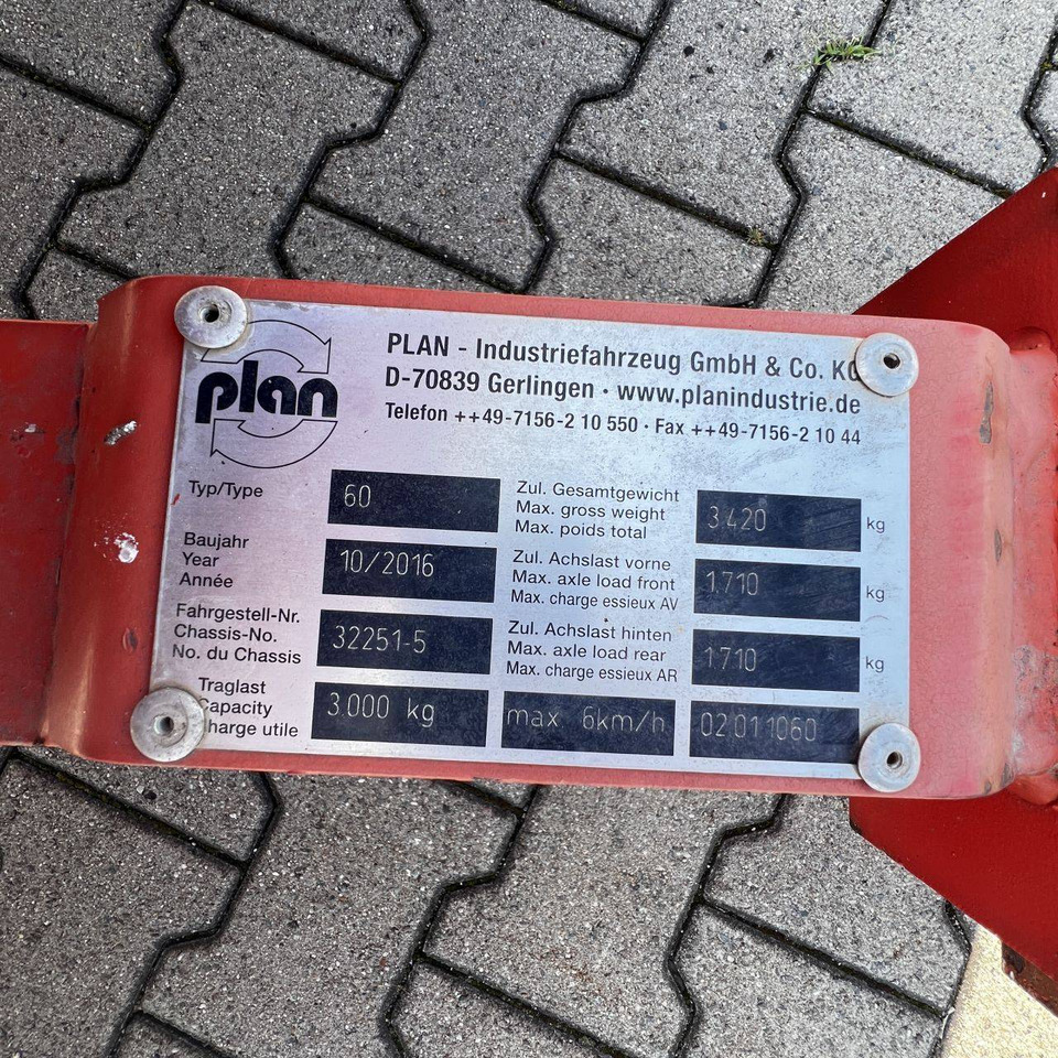 Plan Type 60-3.000 - Roll trailer: picture 2 Plan Type 60-3.000 - Roll trailer: picture 2