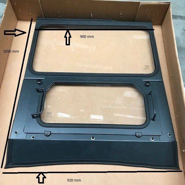 Rear panel for Komatsu - Window and parts for Material handling equipment: picture 2 Rear panel for Komatsu - Window and parts for Material handling equipment: picture 2