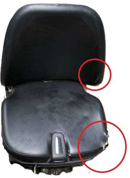 Seat for Linde - Seat for Material handling equipment: picture 1 Seat for Linde - Seat for Material handling equipment: picture 1
