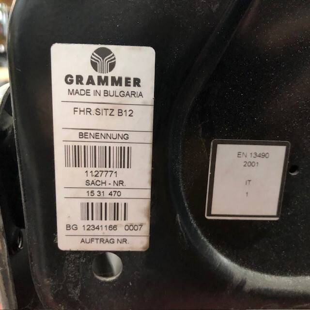 Seat for Material handling equipment Seat for Linde P60, Series 126: picture 7 Seat for Material handling equipment Seat for Linde P60, Series 126: picture 7