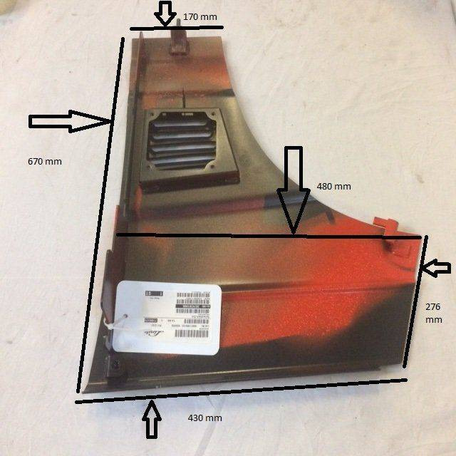 Side panel right for Linde - Body and exterior for Material handling equipment: picture 3 Side panel right for Linde - Body and exterior for Material handling equipment: picture 3