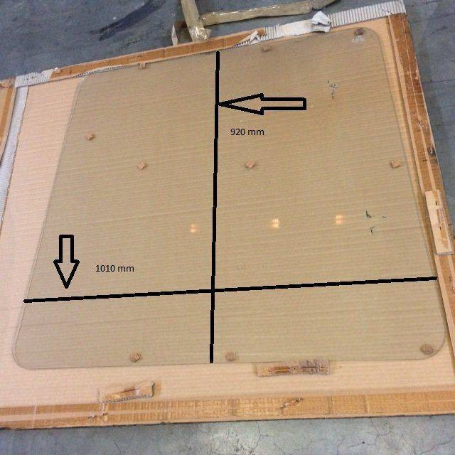 Wind screen for Linde Series 352 - Window and parts for Material handling equipment: picture 2 Wind screen for Linde Series 352 - Window and parts for Material handling equipment: picture 2