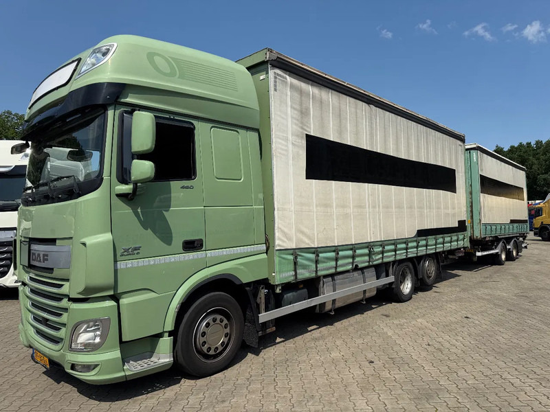 DAF XF 460 6X2 Jumbo Volume kombi Standairco Hefdak 8.1 + 7.8M 120m3 - Box truck: picture 1 DAF XF 460 6X2 Jumbo Volume kombi Standairco Hefdak 8.1 + 7.8M 120m3 - Box truck: picture 1