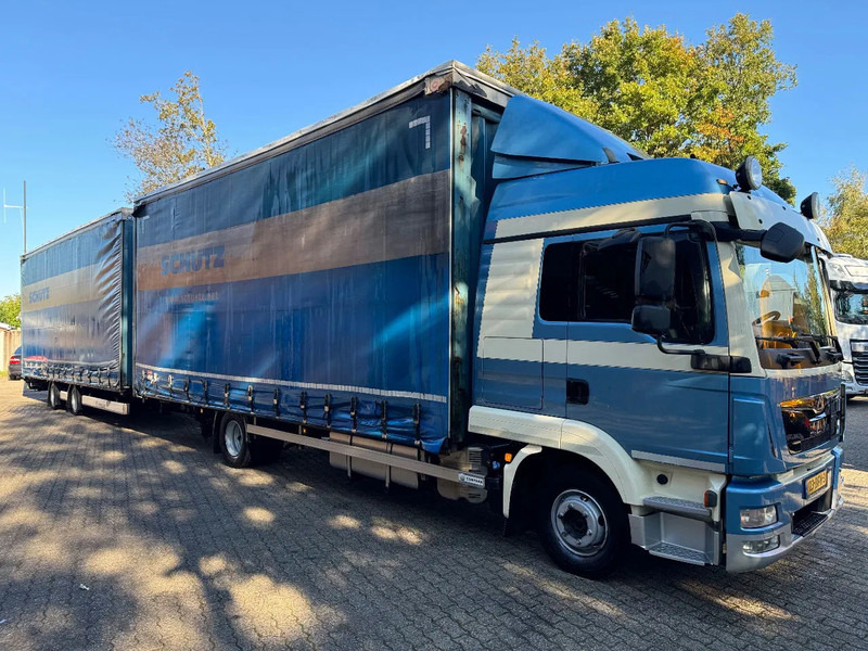 MAN TGL 4X2 JUMBO Kombi 123m3 Krone CodeXL EURO6 - Curtain side truck: picture 2 MAN TGL 4X2 JUMBO Kombi 123m3 Krone CodeXL EURO6 - Curtain side truck: picture 2