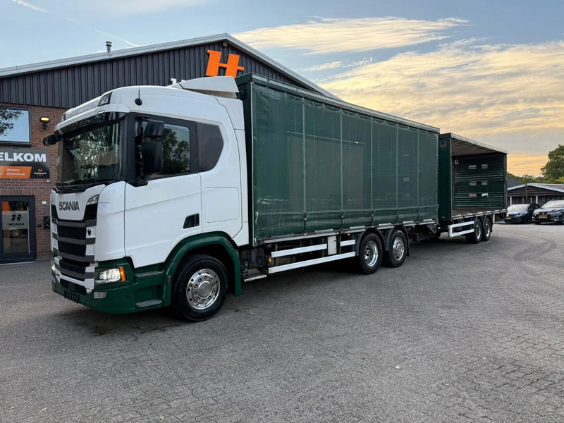 Scania R500 NGS 6X2 Retarder Stuuras 551.670KM! Schuifzeilen Combi Hefdak - Curtain side truck: picture 1 Scania R500 NGS 6X2 Retarder Stuuras 551.670KM! Schuifzeilen Combi Hefdak - Curtain side truck: picture 1