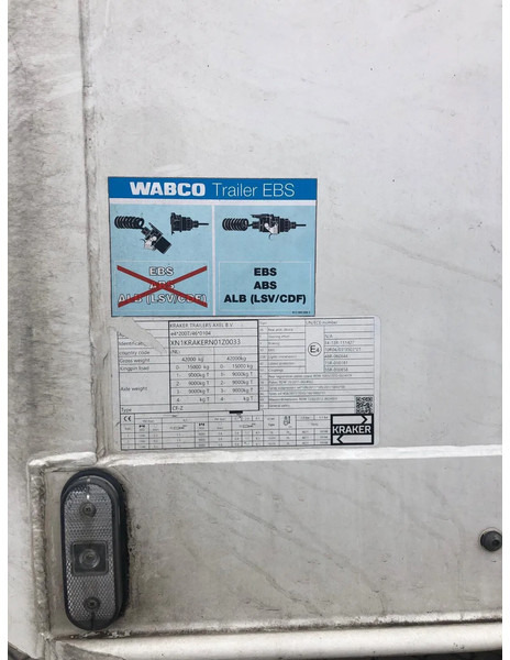 Kraker 2X K-Force 92m3 Alcoa Durabright SAF Tyrepilot Liftas - Top condition - Walking floor semi-trailer: picture 5 Kraker 2X K-Force 92m3 Alcoa Durabright SAF Tyrepilot Liftas - Top condition - Walking floor semi-trailer: picture 5