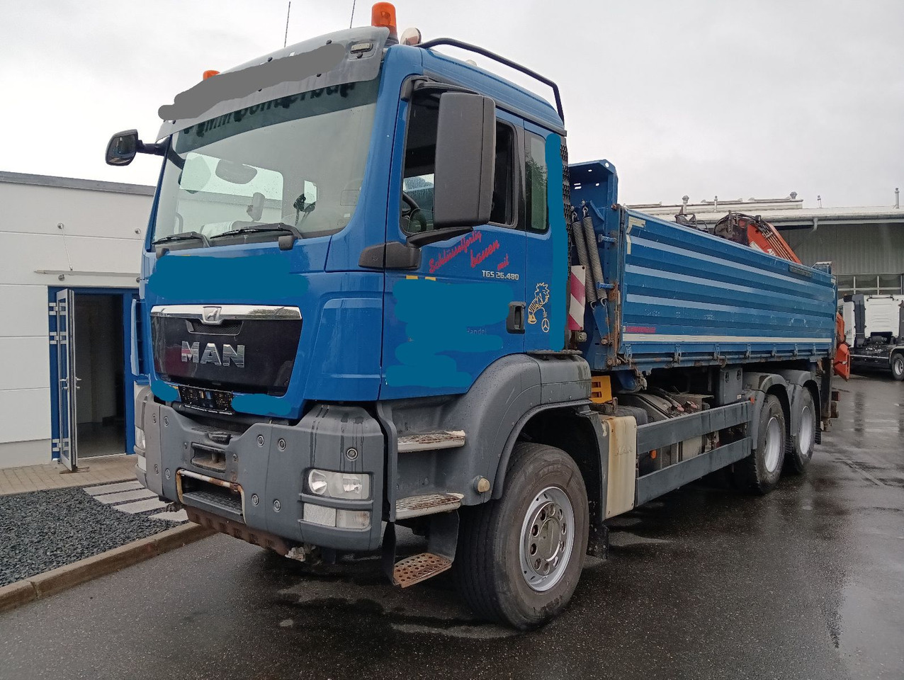 MAN TGS 26:480 6x4 EURO5 ATLAS 240.2E-A4 3-S-Kipper - Tipper, Crane truck: picture 1 MAN TGS 26:480 6x4 EURO5 ATLAS 240.2E-A4 3-S-Kipper - Tipper, Crane truck: picture 1