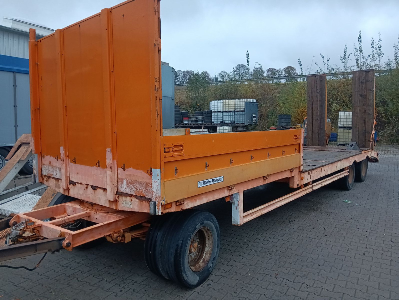 Müller-Mitteltal T 3 9,55m 0,90m Rampen, Bordwand vorne ABS SAF - Low loader trailer: picture 2 Müller-Mitteltal T 3 9,55m 0,90m Rampen, Bordwand vorne ABS SAF - Low loader trailer: picture 2