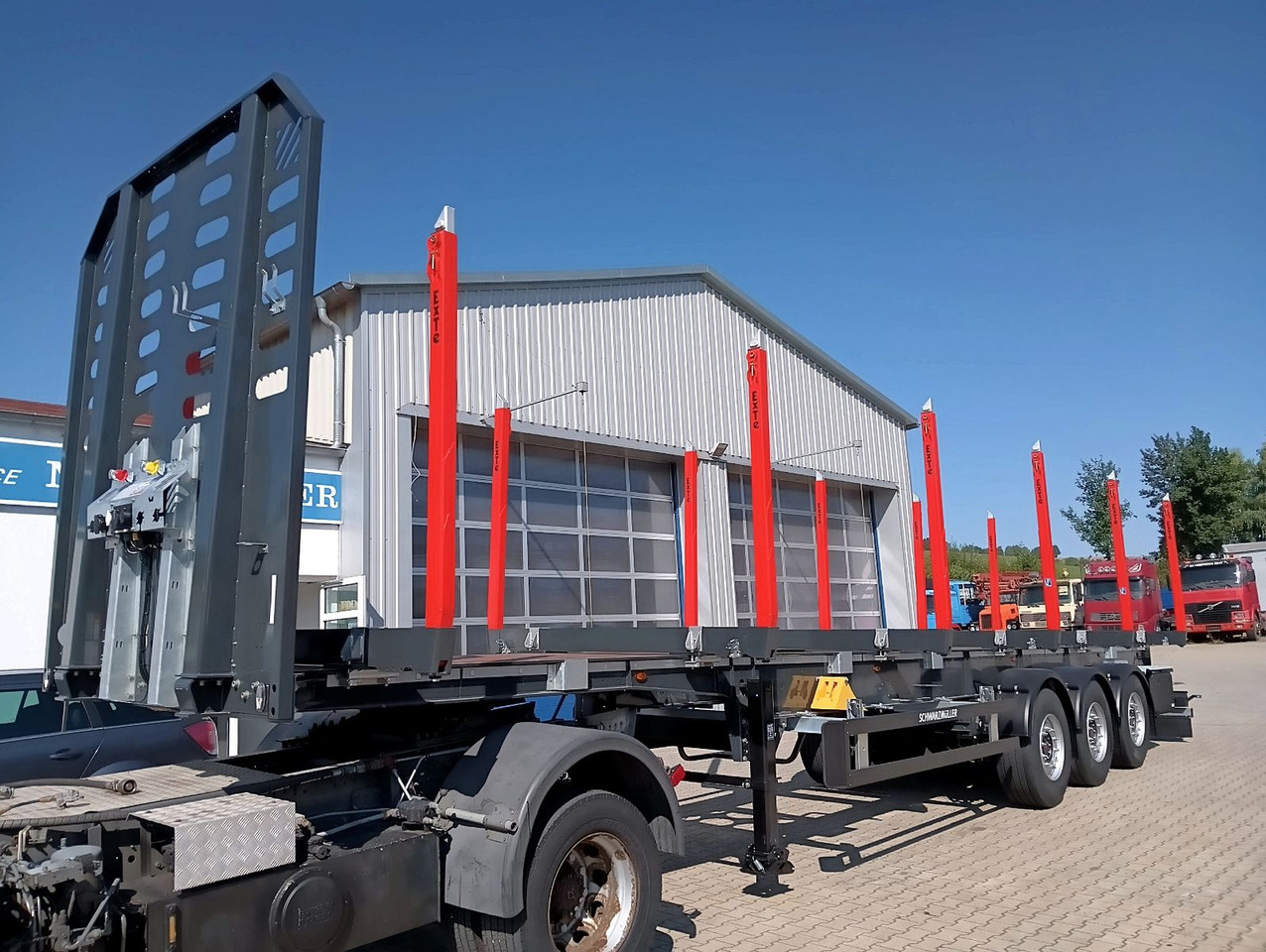 Schwarzmüller 3-A Rungensattel 6xExte144S 5560kg NEU sofort Schwarzmüller 3-A Rungensattel 6xExte144S 5560kg NEU sofort - Timber semi-trailer: picture 5 Schwarzmüller 3-A Rungensattel 6xExte144S 5560kg NEU sofort Schwarzmüller 3-A Rungensattel 6xExte144S 5560kg NEU sofort - Timber semi-trailer: picture 5