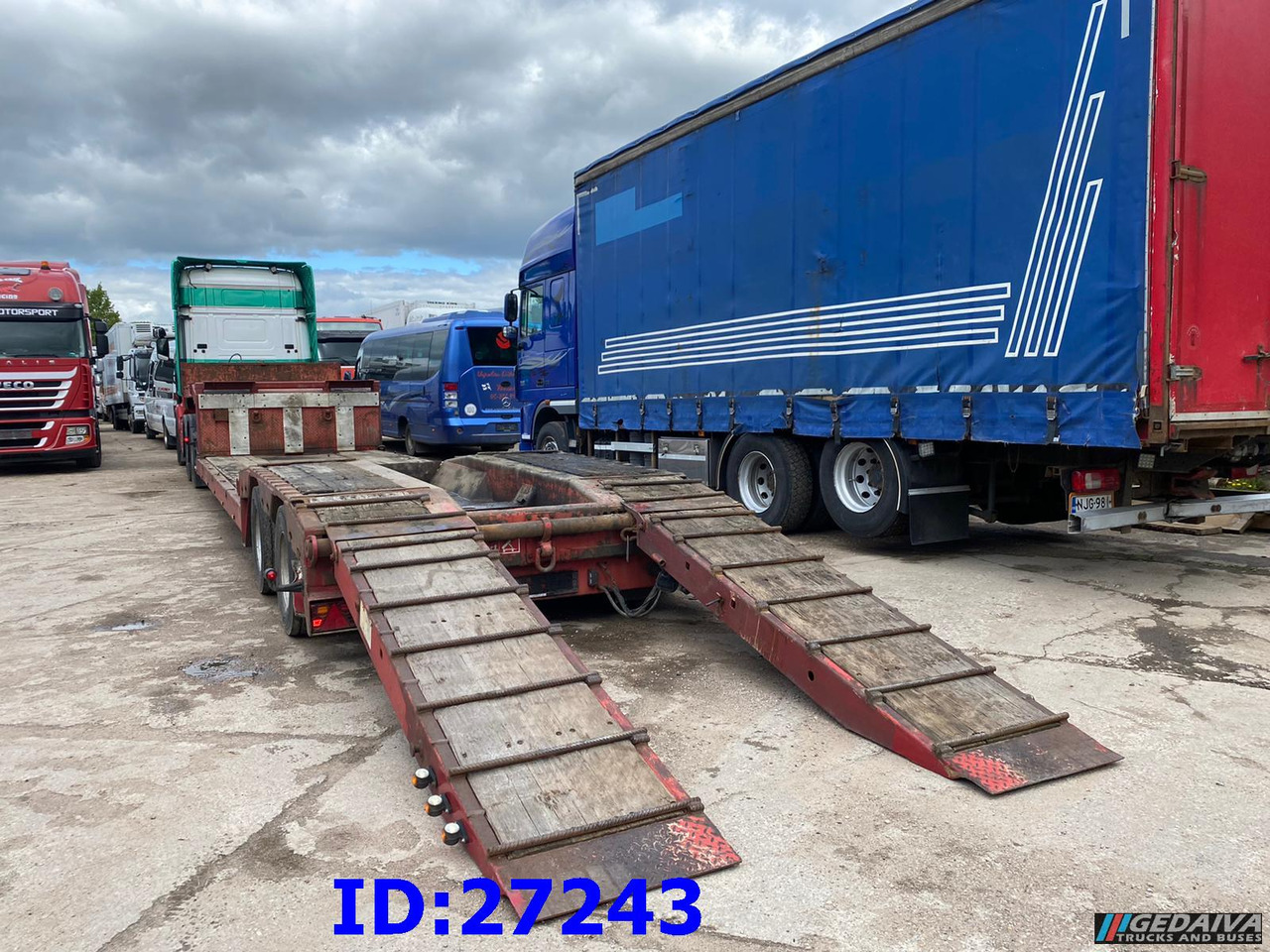 LANGENDORF Satbue 20/28 - Low bed - Low loader semi-trailer: picture 3 LANGENDORF Satbue 20/28 - Low bed - Low loader semi-trailer: picture 3
