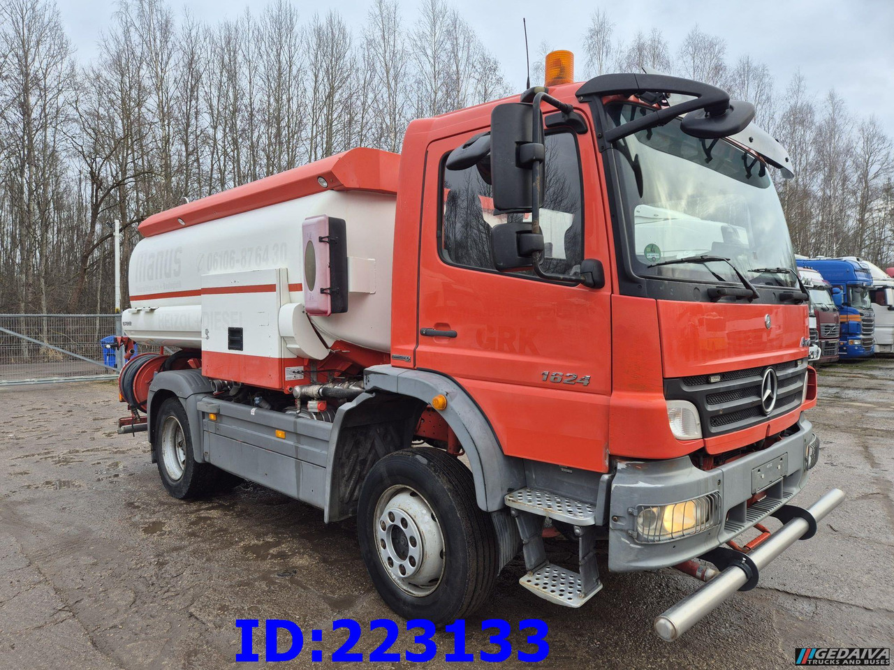 MERCEDES-BENZ Atego 1624 - 4X4 - Water tank - Euro5 - Tanker truck: picture 4 MERCEDES-BENZ Atego 1624 - 4X4 - Water tank - Euro5 - Tanker truck: picture 4
