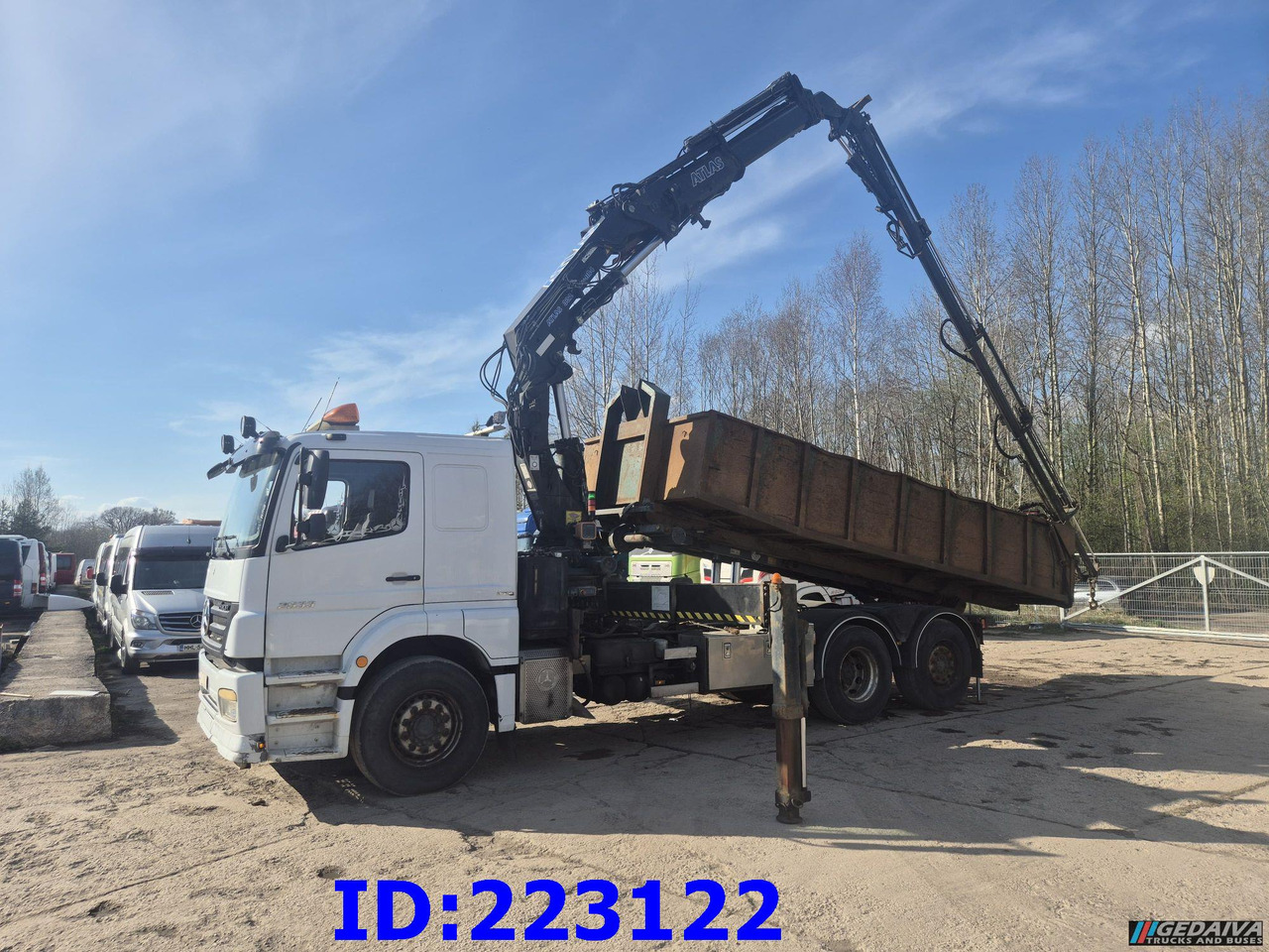 MERCEDES-BENZ Axor 2533 6x2 + Atlas 332.3E Crane - Tipper: picture 1 MERCEDES-BENZ Axor 2533 6x2 + Atlas 332.3E Crane - Tipper: picture 1