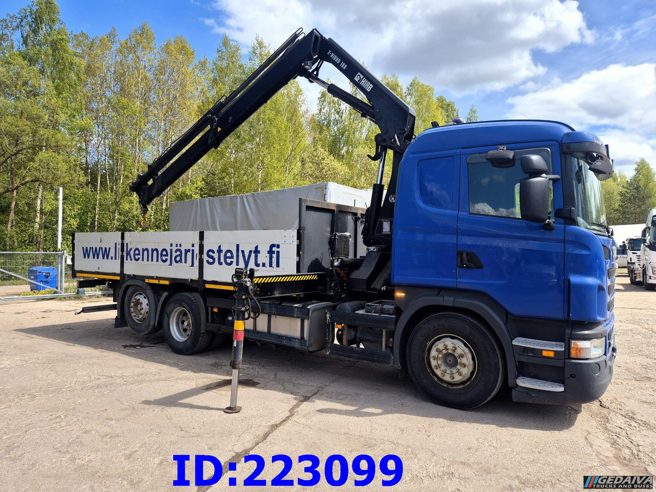 SCANIA G440 6x2 + Crane HIAB X-Hiduo 188 - Dropside/ Flatbed truck: picture 4 SCANIA G440 6x2 + Crane HIAB X-Hiduo 188 - Dropside/ Flatbed truck: picture 4