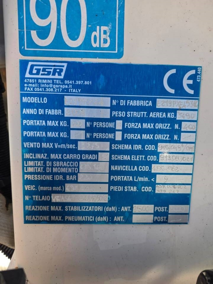 Truck mounted aerial platform GSR E219PX E4: picture 10 Truck mounted aerial platform GSR E219PX E4: picture 10