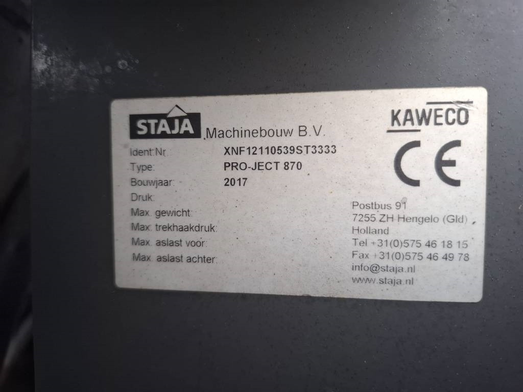 Kaweco Pro-ject 870 zodenbemester - Manure spreader: picture 4 Kaweco Pro-ject 870 zodenbemester - Manure spreader: picture 4