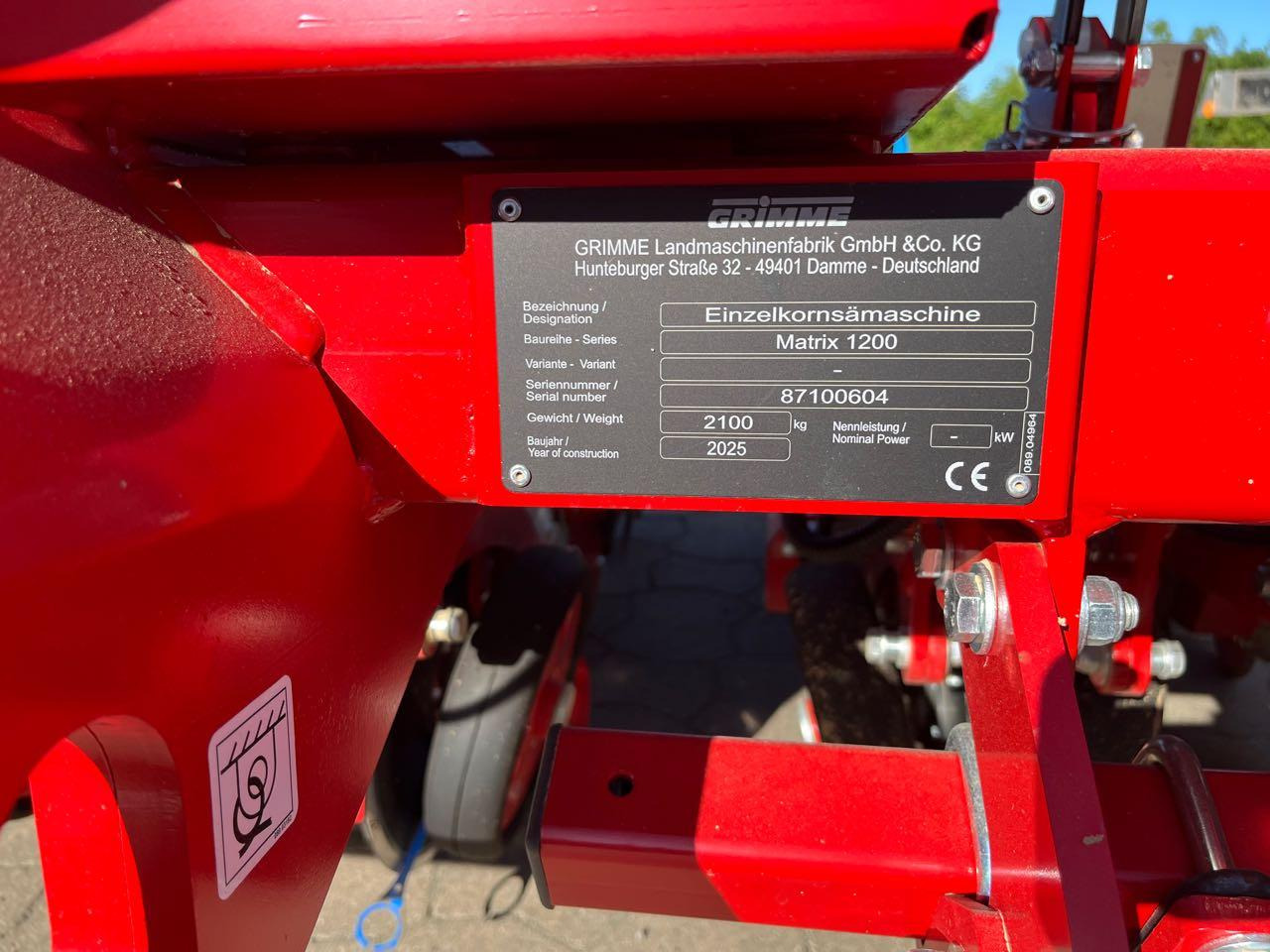 Grimme Matrix 1200 - Precision seeder: picture 2 Grimme Matrix 1200 - Precision seeder: picture 2