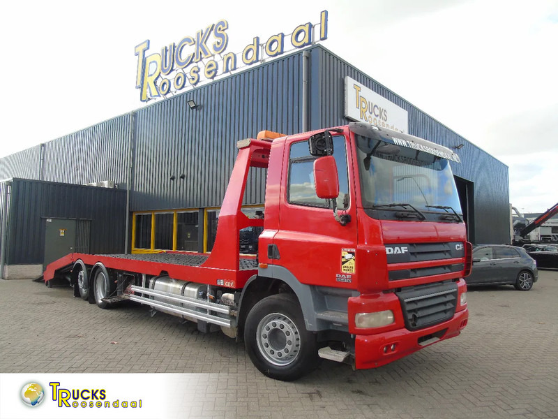 DAF CF 85.410 + EURO 5 + HYDRO RAMPS + 6X2 + RETARDER - Car transporter truck: picture 1 DAF CF 85.410 + EURO 5 + HYDRO RAMPS + 6X2 + RETARDER - Car transporter truck: picture 1