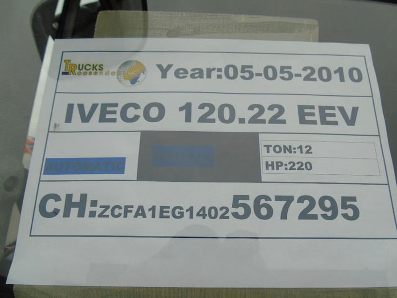Iveco Eurocargo 120E22 EEV - Box truck: picture 4 Iveco Eurocargo 120E22 EEV - Box truck: picture 4