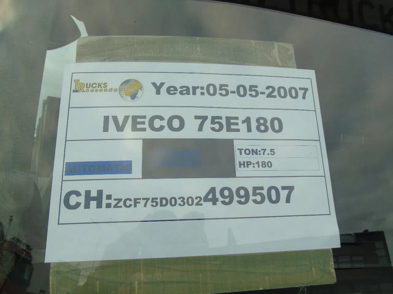Iveco Eurocargo 75 E 180 GLASWAGEN - Box truck: picture 5 Iveco Eurocargo 75 E 180 GLASWAGEN - Box truck: picture 5