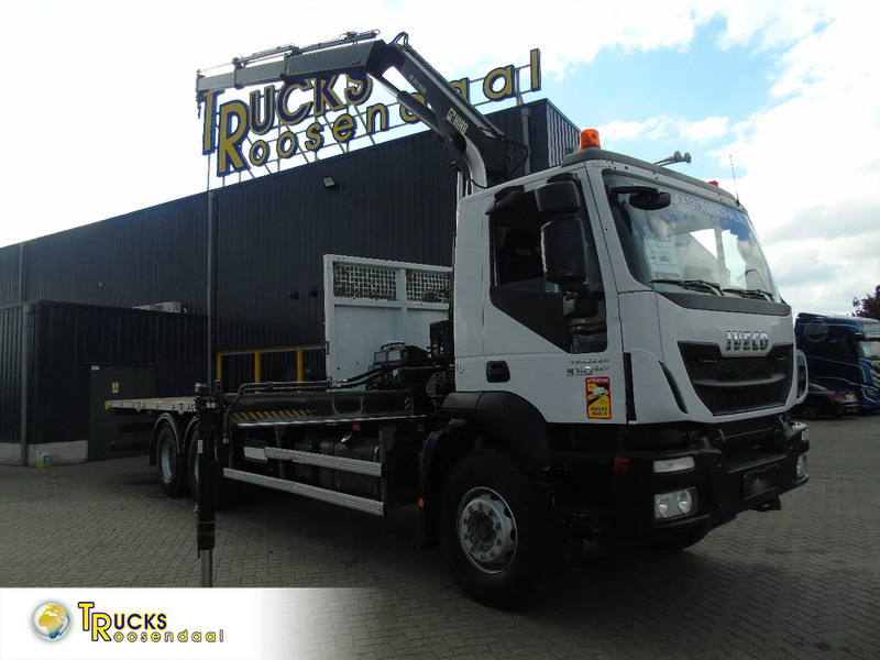 Iveco Eurotrakker 360 EEV + HIAB 144B- 2 + 6X4 + REMOTE + SPRING/BIG AXLE + EURO 5 - Crane truck: picture 1 Iveco Eurotrakker 360 EEV + HIAB 144B- 2 + 6X4 + REMOTE + SPRING/BIG AXLE + EURO 5 - Crane truck: picture 1
